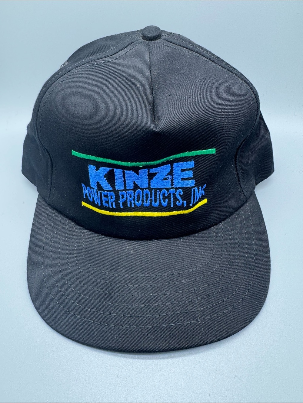 Kinze Black Embroidered Logo Baseball Cap